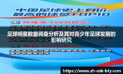 足球明星数量调查分析及其对青少年足球发展的影响研究